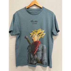 Trunks Vision T-Shirt Mens Dusty Blue Medium Primitive x Dragon Ball Z Graphic